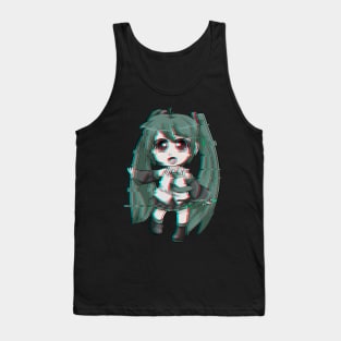 Hatsune miku glitch chibi Tank Top